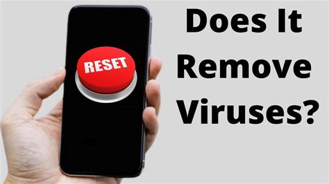 Does factory reset delete viruses?